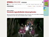 Bild zum Artikel: Höhle in Thailand: Vermisste Jugendfußballer lebend gefunden