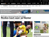 Bild zum Artikel: Schauspieler Neymar wird zum WM-Buhmann