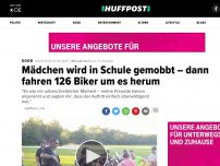 Bild zum Artikel: Mädchen wird in Schule gemobbt – dann fahren 126 Biker um sie herum