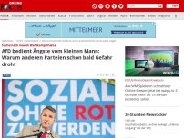 Bild zum Artikel: Suche nach neuem Wahlkampfthema - AfD bedient Ängste vom kleinen Mann: Warum anderen Parteien schon bald Gefahr droht