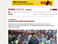 Bild zum Artikel: Trotz WM-Debakel: Joachim Löw bleibt Bundestrainer