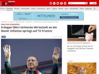 Bild zum Artikel: Leben wird unbezahlbar - Erdogan fährt türkische Wirtschaft an die Wand: Inflation springt auf 15 Prozent