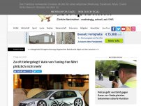 Bild zum Artikel: Zu oft tiefergelegt? Auto von Tuning-Fan fährt plötzlich nicht mehr