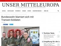 Bild zum Artikel: Bundeswehr blamiert sich mit Transen-Soldaten