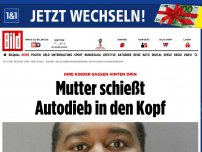 Bild zum Artikel: Kinder saßen hinten drin - Mutter schießt Auto- Dieb in den Kopf