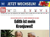 Bild zum Artikel: 75 Jahre verheiratet - Martin (97) und Edith (96) feiern Kronjuwelen-Hochzeit