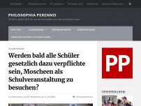 Bild zum Artikel: Werden bald alle Schüler gesetzlich dazu verpflichte sein, Moscheen als Schulveranstaltung zu besuchen?