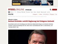 Bild zum Artikel: Altkanzler in Ankara: Gerhard Schröder vertritt Regierung bei Erdogans Amtseid