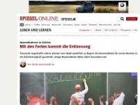 Bild zum Artikel: Sparmaßnahmen: Ministerien entlassen Tausende Lehrer während der Sommerferien