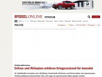 Bild zum Artikel: Friedensabkommen: Eritrea und Äthiopien erklären Kriegszustand für beendet