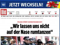 Bild zum Artikel: Hafenstraßen-Hof gestürmt - „Wir lassen uns nicht auf der Nase rumtanzen“