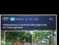 Bild zum Artikel: Höhlendrama in Thailand: Alle Jungen und ihr Trainer gerettet