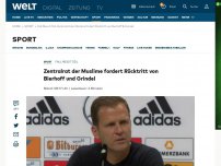 Bild zum Artikel: Zentralrat der Muslime fordert Rücktritt von Bierhoff und Grindel