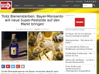 Bild zum Artikel: Trotz Bienensterben: Bayer-Monsanto will neue Super-Pestizide auf den Markt bringen