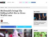 Bild zum Artikel: McDonald's bringt lila Süßkartoffel-Eis in Oreo-Waffel raus