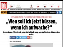 Bild zum Artikel: Witwe des toten Tauchers - „Wen soll ich jetzt küssen, wenn ich aufwache?“