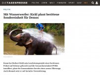 Bild zum Artikel: Mit Wasserwerfer: Kickl plant berittene Sondereinheit für Demos