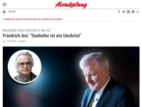 Bild zum Artikel: Bestseller-Autor schreibt in der AZ: Friedrich Ani: 'Seehofer ist ein Unchrist'