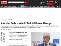 Bild zum Artikel: Van der Bellen erteilt Kickl-Plänen Absage