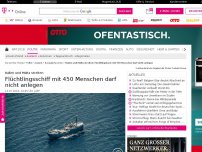 Bild zum Artikel: Italien und Malta streiten: Flüchtlingsboot mit 400 Menschen darf nicht anlegen