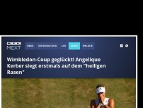 Bild zum Artikel: Wimbledon-Coup geglückt! Kerber triumphiert