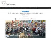 Bild zum Artikel: Pegida auf Demo: „Absaufen! Absaufen!“ – Habt ihr sie noch alle?