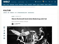 Bild zum Artikel: Warum Rockmusik heute keine Bedeutung mehr hat