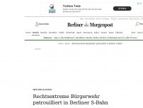 Bild zum Artikel: NPD: Rechtsextreme Bürgerwehr patrouilliert in Berliner S-Bahn