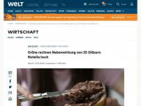 Bild zum Artikel: Grüne rechnen Nebenwirkung von 35 Gläsern Nutella hoch