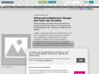 Bild zum Artikel: Fusball-WM - Ultranationalistischer Sänger bei Feier der Kroaten