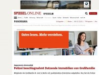 Bild zum Artikel: Organisierte Kriminalität: Polizei beschlagnahmt Dutzende Immobilien von Großfamilie