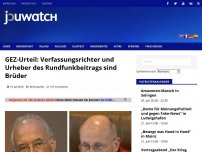 Bild zum Artikel: GEZ-Urteil: Verfassungsrichter und Urheber des Rundfunkbeitrags sind Brüder