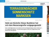 Bild zum Artikel: Held von Kücknitz: Dieser Busfahrer hat den Täter gestellt