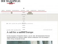 Bild zum Artikel: A call for a united Europe