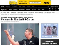 Bild zum Artikel: Clemens brilliert mit 9-Darter