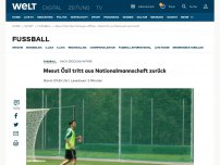 Bild zum Artikel: Mesut Özil tritt aus Nationalmannschaft zurück