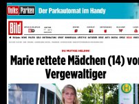 Bild zum Artikel: Du Mutige Heldin! - Marie rettete Mädchen (14) vor Vergewaltiger