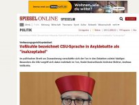 Bild zum Artikel: Verfassungsgerichtspräsident: Voßkuhle bezeichnet CSU-Sprache in Asyldebatte als 'inakzetabel'