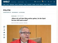 Bild zum Artikel: „Wenn wir auf dem Weg weiter gehen, ist der Spuk mit der AfD bald vorbei“