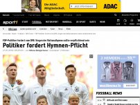 Bild zum Artikel: Politiker fordert Pflicht zum Singen der Hymne