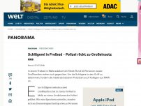 Bild zum Artikel: Schlägerei in Freibad – Polizei rückt zu Großeinsatz aus