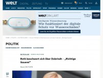 Bild zum Artikel: Roth beschwert sich über Dobrindt – “Richtige Sauerei“