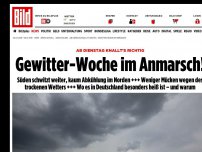 Bild zum Artikel: Dienstag geht’s los - Gewitter-Woche im Anmarsch!