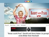 Bild zum Artikel: Bauer Gerald und Anna haben Ja gesagt