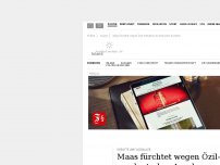 Bild zum Artikel: Maas fürchtet wegen Özil-Rücktritt um deutsches Ansehen in der Welt