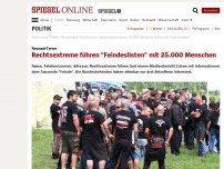 Bild zum Artikel: Neonazi-Terror: Rechtsextreme führen 'Feindeslisten' mit 25.000 Menschen