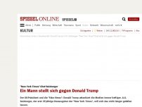 Bild zum Artikel: 'New York Times'-Chef Sulzberger: Ein Mann stellt sich gegen Donald Trump