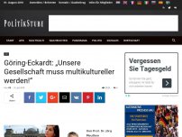 Bild zum Artikel: Göring-Eckardt: „Unsere Gesellschaft muss multikultureller werden!“