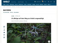 Bild zum Artikel: 21-Jährige auf dem Weg zur Arbeit vergewaltigt