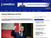 Bild zum Artikel: EIL: Tommy Robinson ist frei!